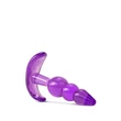 Anál plug golyók B yours triple bead lila