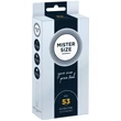 Ultra vékony óvszer Mister Size 53 mm kondom 10 db