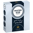Ultra vékony óvszer Mister Size 53 mm kondom 3 db