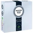 Ultra vékony óvszer Mister Size 47 mm kondom 36 db