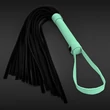 Korbács Glo bondage flogger zöld
