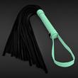 Korbács Glo bondage flogger zöld