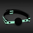 Szájgolyó Glo bondage ball gag zöld