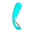 Akkus, masszírozó vibrátor Smart wand 2 medium ocean blue
