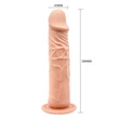 Tapadótalpas műpénisz 20 cm Barbara calvin 7,8 dildo with suction cup