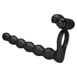 Rezgő péniszgyűrű análfüzér toldással Hercules penis sheath iii