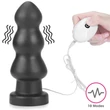 Távirányítós vibrátoros anál plug 7.8 king sized rigger