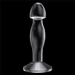 Prosztata dildó 16.5 cm flawless clear plug