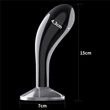 Átlátszó  prosztata izgató 15 cm flawless clear prostate plug