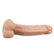 Tapadótalpas vibrátor 8.5" real extreme vibrating dildo 21,6 cm