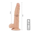 Real Extreme vibrátoros dildó távirányítóval 24 cm