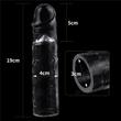 Péniszvastagító és hosszabbító Flawless clear penis sleeve add 2"