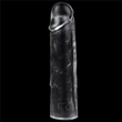 Átlátszó vastagító, péniszhosszabbító plusz 2,5 cm Flawless clear penis sleeve