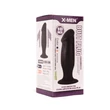 Extra méretű X-men butt plug fekete 25,5 cm
