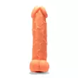 Vaskos nagy műpénisz herés X-men super sized dildo 28 cm flesh