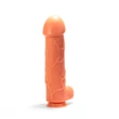 Vaskos nagy műpénisz herés X-men super sized dildo 28 cm flesh