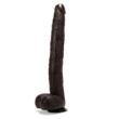 Dildó óriás X-men 43 cm long dildo fekete