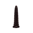 Bordázott hatalmas fenékdugó X-men 29 cm butt plug fekete
