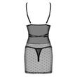 Bowessa chemise & thong  s/m