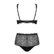Sexy szett magas derékkal Klarita 2 db-os s/m