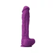 Nagy eres műpénisz 25 cm Colours pleasures 10 dildó - lila