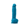 Valósághű kék vibrátor vibrating 5 pénisz - blue