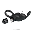 Vibrátoros péniszgyűrű Pretty love penis ring 1 black