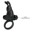 Vibrátoros péniszgyűrű Pretty love penis ring 1 black