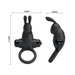 Vibrátoros péniszgyűrű Pretty love penis ring 1 black