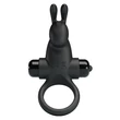 Vibrátoros péniszgyűrű Pretty love penis ring 1 black