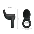 Vibrációs csiklóizgató péniszgyűrű Pretty Love Cobra black