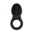 Vibrációs csiklóizgató péniszgyűrű Pretty Love Cobra black