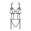 Nyitott egyrészes fehérnemű - Badossa crotchless teddy l/xl