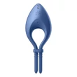 Tölthető okos vibrációs péniszgyűrű - Satisfyer bullseye blue