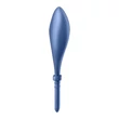 Tölthető okos vibrációs péniszgyűrű - Satisfyer bullseye blue