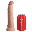 Valósághű hímvessző dual density silicone cock light 23 cm