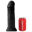 Fekete dildó 28 cm - King cock black