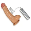 Letapasztható realisztikus vibrátor 8.7" Real Extreme Extra Girth Vibrating 22 cm