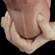 Tapadótalpas dildó 7" nature cock 18 cm