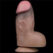 Tapadótalpas dildó 7" nature cock 18 cm