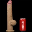 Realisztikus kétrétegű szilikon herés dildó markolattal 21,5 cm - 12.5'' Handle Cock