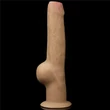 Realisztikus kétrétegű szilikon herés dildó markolattal 16 cm  - 11'' Handle Cock