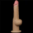 Realisztikus kétrétegű szilikon herés dildó markolattal 15 cm - 9.5'' Handle Cock