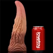 Nagy nonfiguratív nyelv dildó 10 dual layered platinum silicone tongue 25 cm