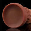Nagy nonfiguratív nyelv dildó 10 dual layered platinum silicone tongue 25 cm