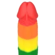 Szivárvány műpénisz 9'' prider dildo 23 cm