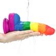 Szivárvány műpénisz 8'' prider dildo 20 cm