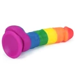 Szivárvány műpénisz 8'' prider dildo 20 cm