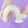 Világító tapadókorogos dildó 10" Lumino Play 25,5 cm