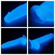 Világító tapadókorogos dildó 10" Lumino Play 25,5 cm